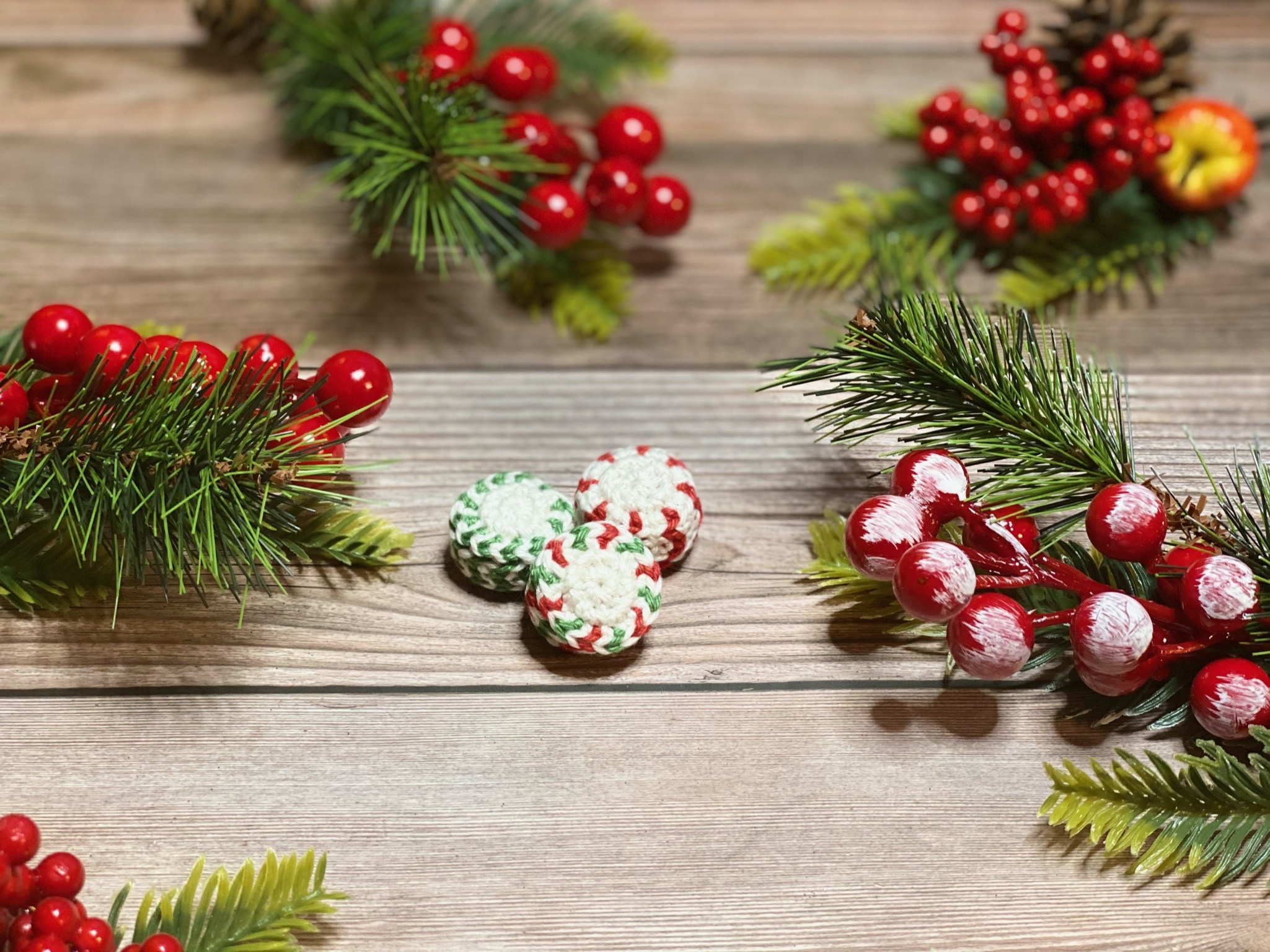 Christmas peppermint candy crochet pattern